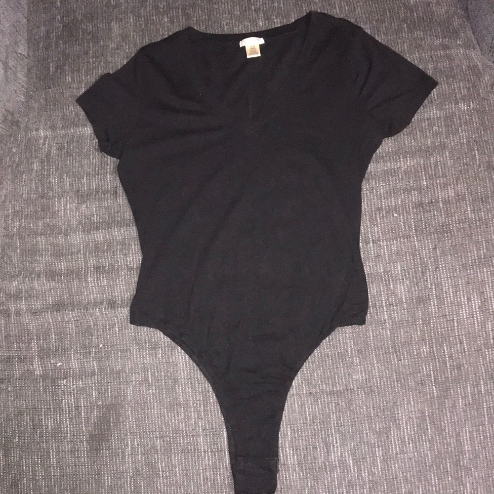 V-neck bodysuit